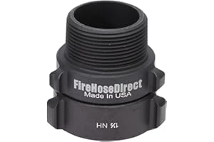 FIREHOSEDIRECT Aluminum 1 1/2" Swivel Female NH to 1 1/2" Male NPT Fire Hose Adapter