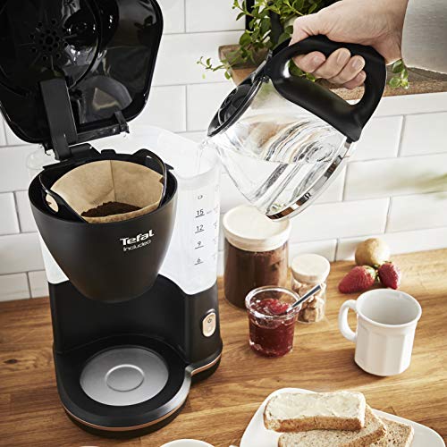 Filterkaffeemaschine inklusive Tefal, eine Kaffeemaschine extrem einfach zu bedienen, geeignet für Rechts- und… – Bild 7