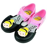 iFANS Girls Cute Princess Jelly Shoes Mary Jane Flats for Toddler Little Kids