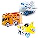 Joyin Toy 6 Pieces Friction Powered Die-Cast City Traffic Vehicles Toddler Car Toy