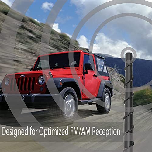 Short Antenna for Jeep Wrangler JK JKU JL JT JLU Gladiator Rubicon