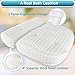 Bath Pillows,4D Air Mesh Spa Bathtub Pillow for Neck Head and Back Support,Shengsite bath pillows for Tub Mold and Mildew Resistance,7 Suction Cups Slip-resistant
