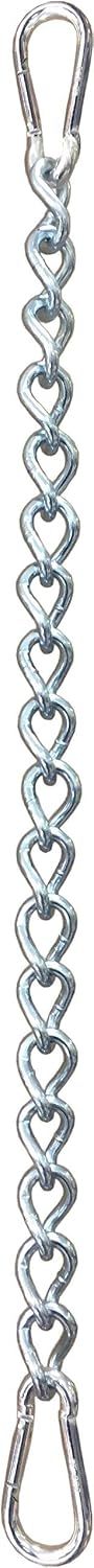 KLIFFHÄNGER Chain with two carabiners, variable attachment for hanging chair, Metal, Chain 66 cm