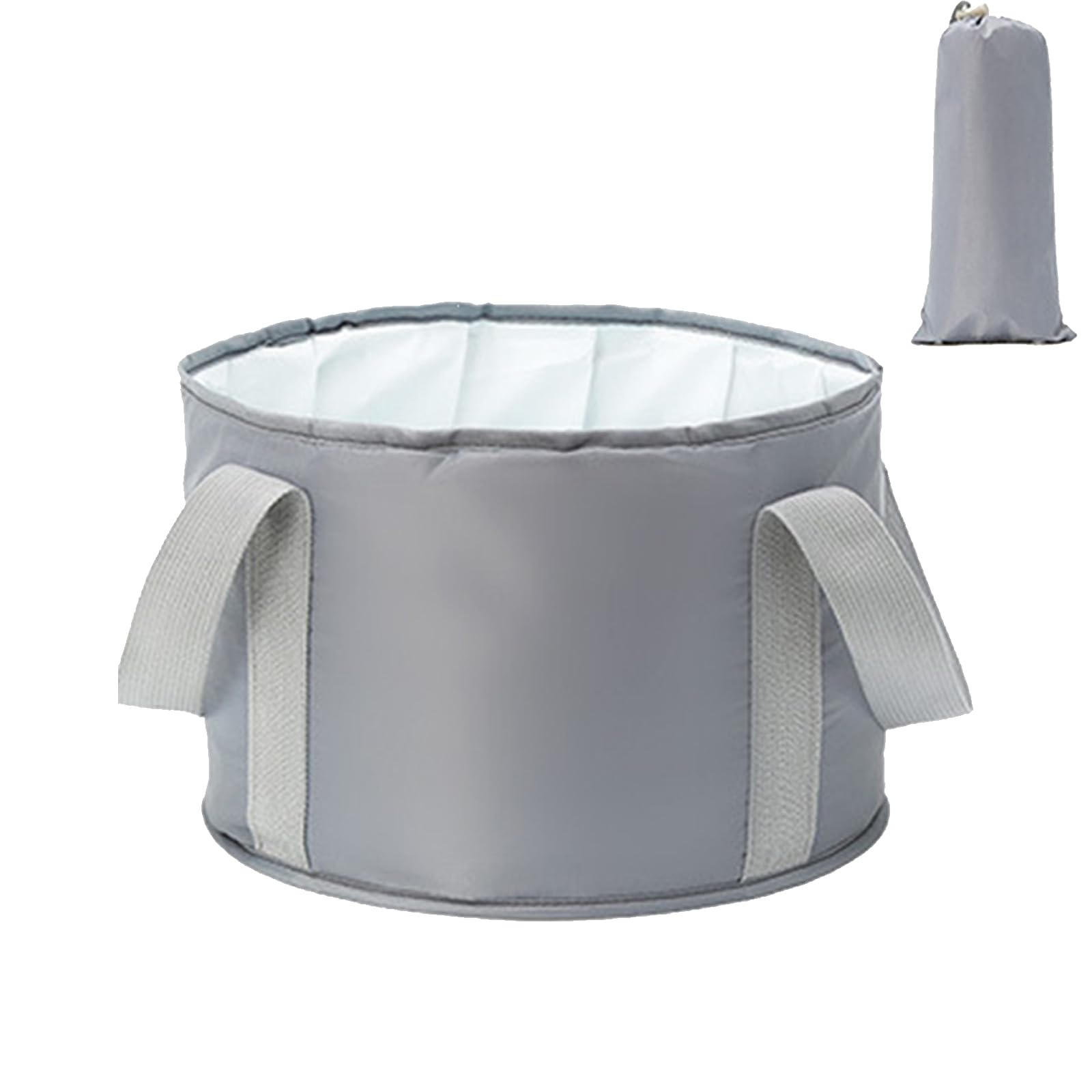 Collapsible Foot Bath Bowl - Portable Travel Tub for Soaking Feet, Massage Barrel, Spa Home Pedicure Basin for Camping, Washing, Fishing