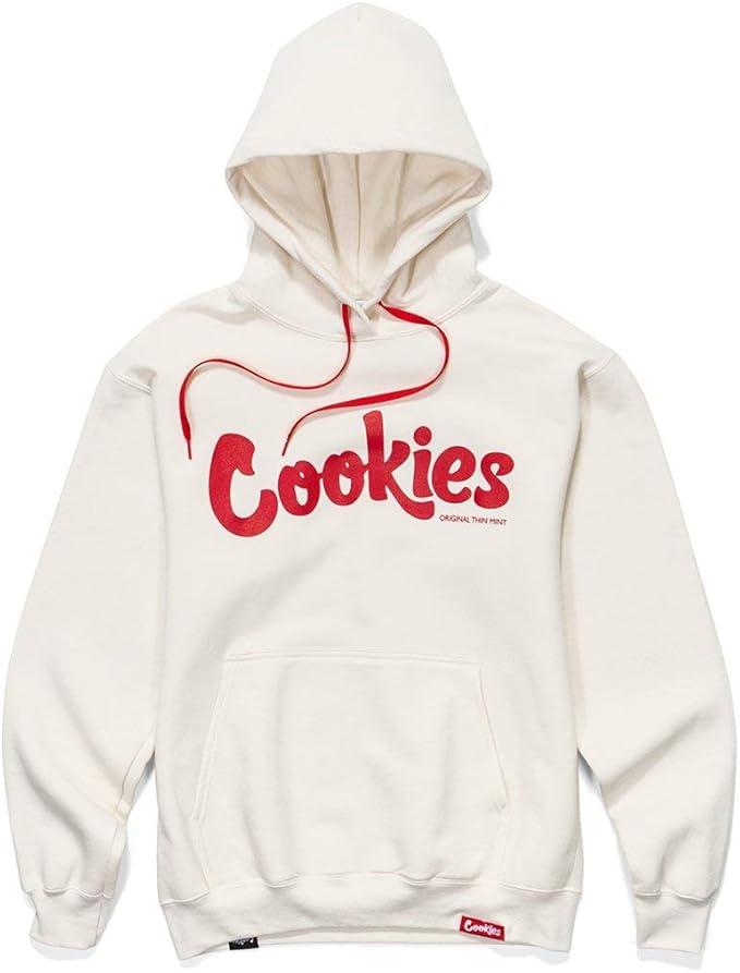 Cookies SF Berner Men's Thin Mint Fleece Hoodie Cream/Red