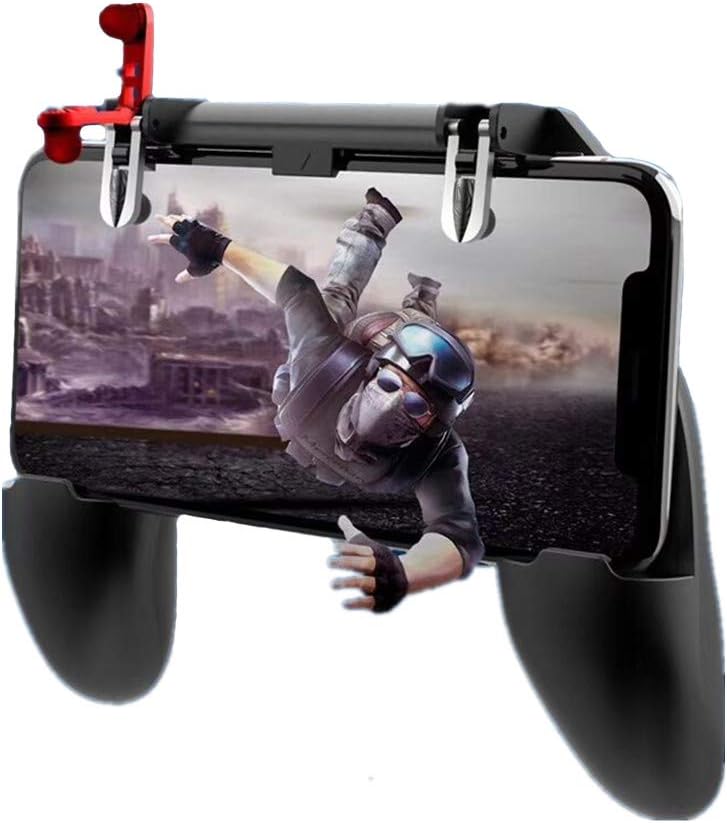 Mobile Game Controller - Aovon [2019 Upgrade Version] Sensitive Shoot Aim Joysticks Triggers Gamepad for PUBG/Knives Out, Support 4.7-6.5 inch Smartphone