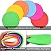 Keklle Dog Silicon Flyer Dog Flying Disk Pet Toys for Outdoor Indoor Training 7 Inch Large 6 Pack Multiple Colors
