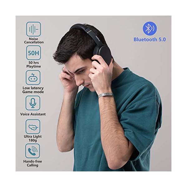 Active-Noise-Cancelling-Stereo-Headphones-Bluetooth-50Srhythm-NC25-Upgraded-2020-ANC-Headset-Over-Ear-with-Hi-FiMic50H-PlaytimeVoice-AssistantLow-Latency-Game-Mode-Matte-Black Srhythm NC25 Active Noise Cancelling Stereo Headphones Bluetooth 5.0,ANC Headset Over-Ear with Hi-Fi,Mic,50H Playtime…