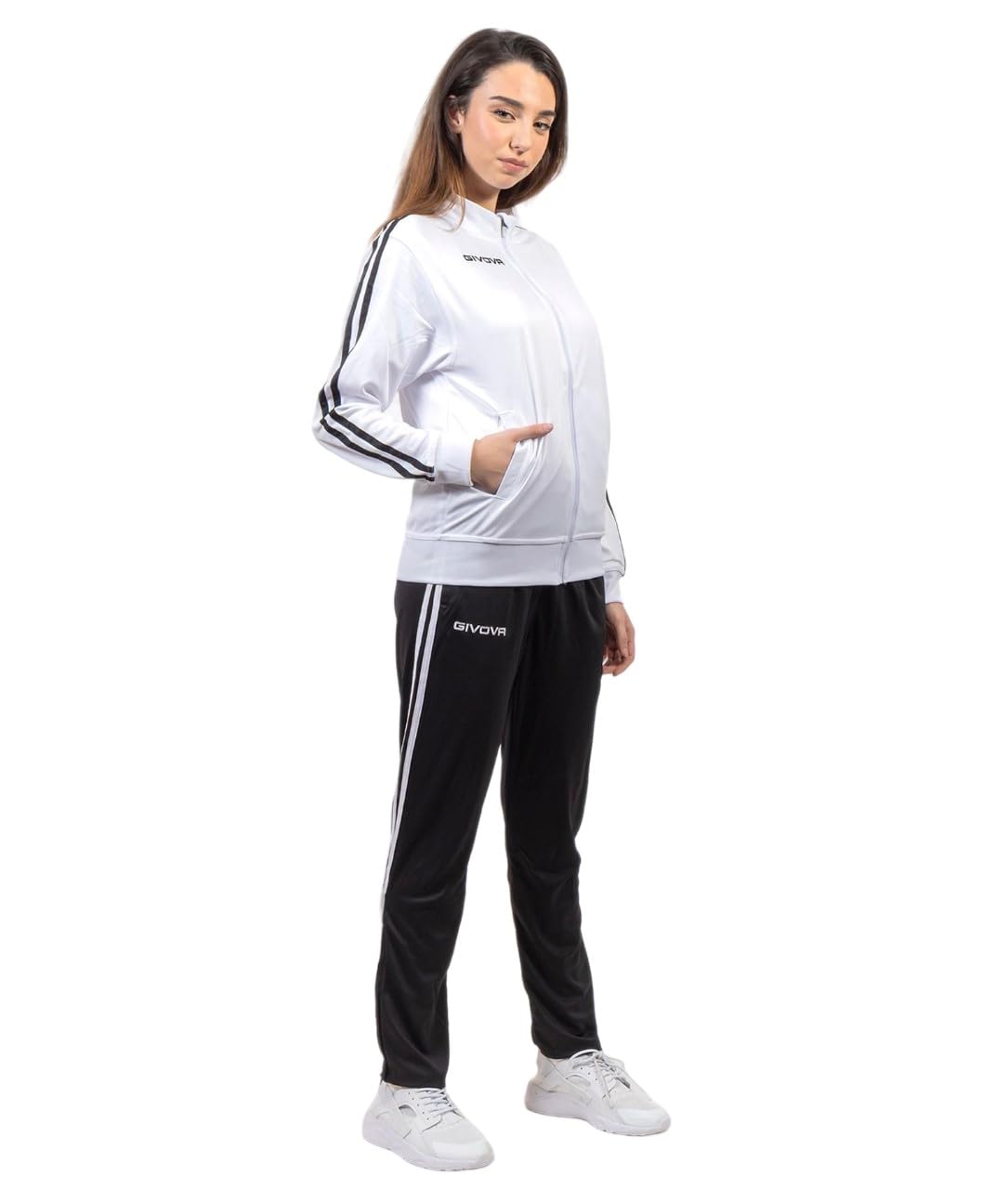 Givova Revolution Summer Fit, White/Black, XL