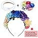 SIQUK 14 Pieces Satin Headbands White Ribbon Headband 1 Inch Plain DIY Hair Headbands for Women and Girls