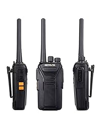 Retevis RT27 Walkie Talkies para adultos FRS Radio de 2 vías de largo alcance VOX manos libres (paquete de 2)