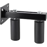 Skelang Slide Gate Guide Roller, 6" UHMW Hard Nylon Guider, Adjustable Sliding Gate Support Assembly for Preventing the Gate from Falling