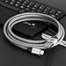 USB Cable, iOrange-E 6.6ft (2M) Braided Micro USB to USB Cable, Quick Charge and High Speed Data Sync for Android, Samsung Galaxy, HTC, Nokia and More, Silver