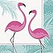 Pink Flamingo Party Place Setting for 16 Plate & Napkins
