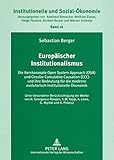 Image de Europäischer Institutionalismus: Die Kernkonzepte Open System Approach (OSA) und Circular Cumulative Causation (CCC) und ihre Bedeutung für die ...