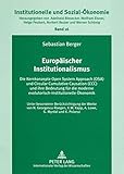 Image de Europäischer Institutionalismus: Die Kernkonzepte Open System Approach (OSA) und Circular Cumulative Causation (CCC) und ihre Bedeutung für die ...