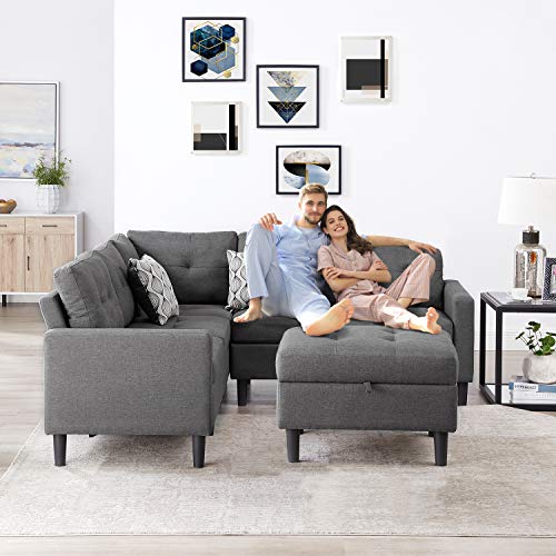 Good & Gracious Modular Sectional Corner Sofa Large LShaped Couch Set