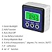 Magnetic Digital Angle Finder Level Digital Angle Gauge, IP54 Dust and Waterproof Digital Inclinometer-Blue