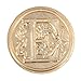 Ocharzy Vintage Retro Wooden Alphabet Letter Initial Wax Classic Sealing Wax Seal Stamp (E)