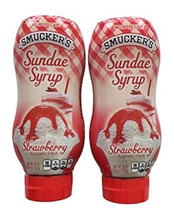UPC 051500025147 product image for Smucker's Sundae Syrup Strawberry Flavored Syrup, 20-Ounce (Pack of 2) (B06ZYRYF | upcitemdb.com