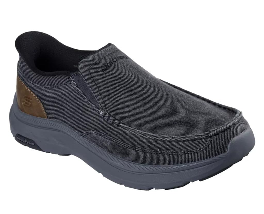 Skechers Men’s Pollard, BLK,8 Medium