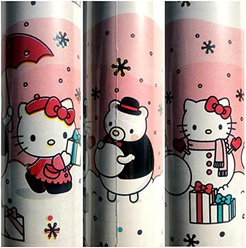 Pink Hello Kitty Christmas Gift Wrapping Paper 45 Sq ft 1 Roll