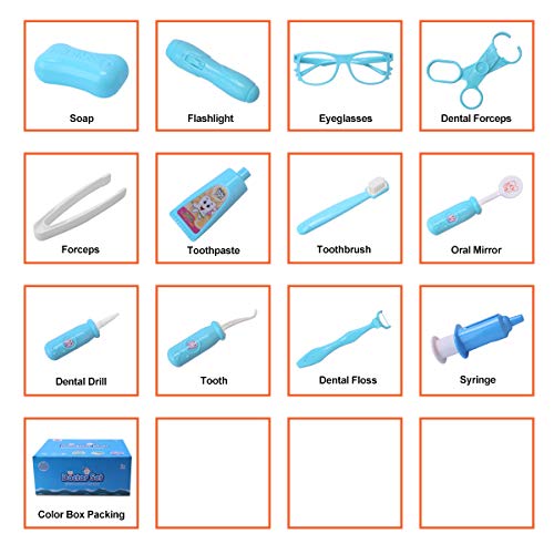 image for VIAME Toy Medical Set Doctor Kit for Kids | 31 Pcs Doctor Toys Includi