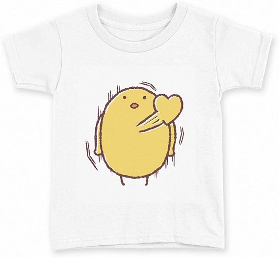 Amazon Igsticker プリント Tシャツ キッズ 子供 160 サイズ Size おしゃれ クルーネック 白 ホワイト T Shirt 鳥 ひよこ キャラクター Tシャツ カットソー 通販