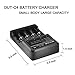 Universal Battery Charger, DUTISON Smart 4-Slots Rechargeable Li-ion Battery Charger for 18650 18500 18490 18350 17670 17650 16650 16500 14500 10440