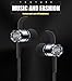ALZN in-Ear Earbuds, Sport Headphones with Stereo Bass Noise Isolating Earphones