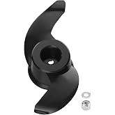 Sxkxm 000-15237-001 Weedless Propeller for Lowrance Ghost Trolling Motor | Ghost Freshwater Trolling Motor Prop, Swept-Back Curved Two-Blade Design Eliminates Frequent Stops for Weed Clearing