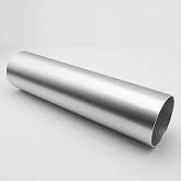 89mm/3.5" OD Straight Aluminum Intercooler Pipe - 6061 Alloy, 150mm Length, Double Flat Head For Custom Intake & Cooling