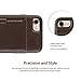 ZVE Wallet Case for Apple iPhone 8 and iPhone 7, 4.7 inch, Slim Leather Wallet Case with Credit Card Holder Slot Pocket Protective Case Cover for Apple iPhone 7/8 - Dark Brown