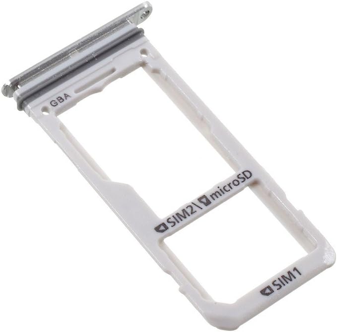 BEST2MOVIL TRAY PORTA MICROSIM SIM/MICRO SD COMPATIBLE WITH SAMSUNG GALAXY S8 / S8 PLUS DUAL SIM SILVE