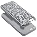 UrbanDrama iPhone 6S Plus Case, iPhone 6 Plus Case, Luxury Glitter Sparkly Rhinestone Case Hard PC, TPU Anti Slip Shockproof Chrome Bumper Case for iPhone 6 Plus, iPhone 6S Plus 5.5 inch, Shiny Black