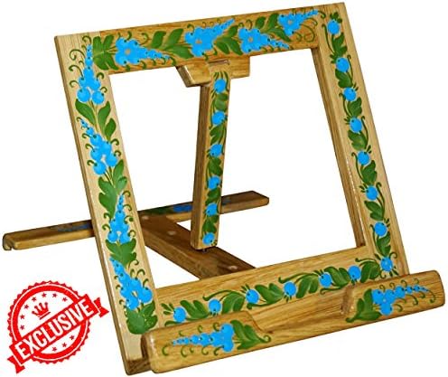 Tablet Stand Adjustable, Birthday Gift: Desktop Stand Holder Dock for iPad Pro 9.7, 10.5, 12.9, Air, Mini, 2 3 4, Samsung Tab, Nexus, other Tablets (7-12.9 inch), Accessories, Kindle E-reader – Oak