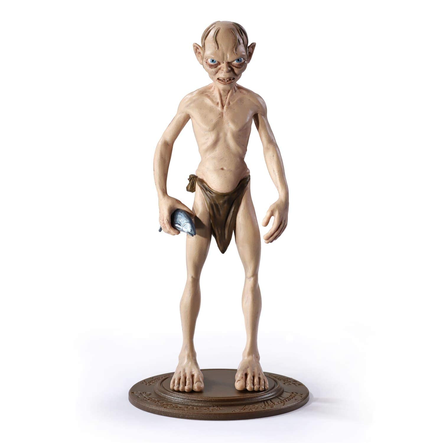 The Noble Collection LoTR Bendyfigs Gollum - Officially Licensed 19cm (7.5 inch) Lord Of The Rings Bendable Posable Collectable Doll Figures With Stand