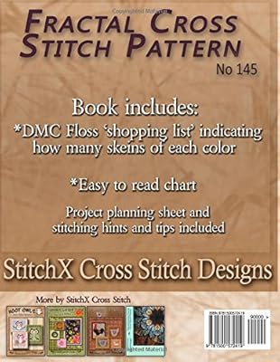 Fractal cross stitch pattern no 145