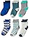 Rene Rofe Baby Kids' Little Toddler Basics Unisex 6 Pack Crew Socks