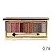 9 Colors Diamond Bright Colorful Eye Shadow Palette Glitter Eyeshadow Palette with Mirror (Color 7)