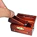 Odoria 1:12 Miniature Vintage Treasure Chest Wine Rack Dollhouse Decoration Accessories