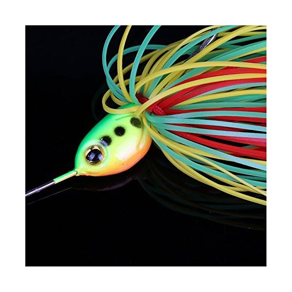 6-Fishing-Hard-Spinner-Lure-Spinnerbait-Pike-Bass-18g063oz-T11 6-Fishing-Hard-Spinner-Lure-Spinnerbait-Pike-Bass-18g063oz-T11