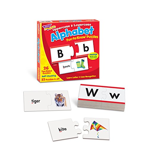 Fun-to-Know Puzzles: Uppercase & Lowercase Alphabet