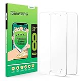 Glass Screen Protector for iPhone 8 Plus, 2 Pack Premium Scratch Proof and High Definition Tempered Glass Screen Protector