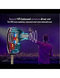 KZ dentro de oído earbud auriculares, ZST Color Inducido equilibrado + Dynamic Hybrid Dual Driver Auriculares Hifi Auriculares Bass auriculares con micrófono Auriculares in ear con micrófono