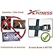 xFitness Wood Gymnastic Rings 9.25” Diameter Ring with Enhanced Flexible Buckles & Durable Adjustable Straps for Crossfit and Strength Training | Ring Pull Up, Dips, Muscle Up, Ring Row