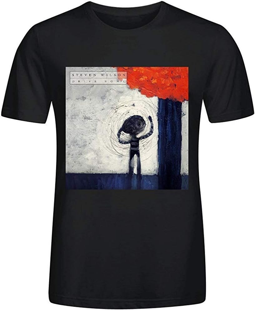 Steven Wilson Drive Home Men's T Shirts with Designs Round Neck