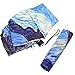 KLOUD City 3 Section Folding Manual UV Protect Sun Anti-UV Parasol Rain Umbrella (Starry Night)