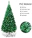 Lemberi Artificial 6ft Christmas Tree Xmas Pine Tree with Solid Metal Legs,Light Weight, 1000tips, Perfect for Indoor and Outdoor Holiday Decoration (Green, 6 FT)