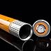 NEW COHIBA Yellow Aluminium Alloy Cigar Jar Tube Humidor W/ Humidifier Hygrometer (Yellow)